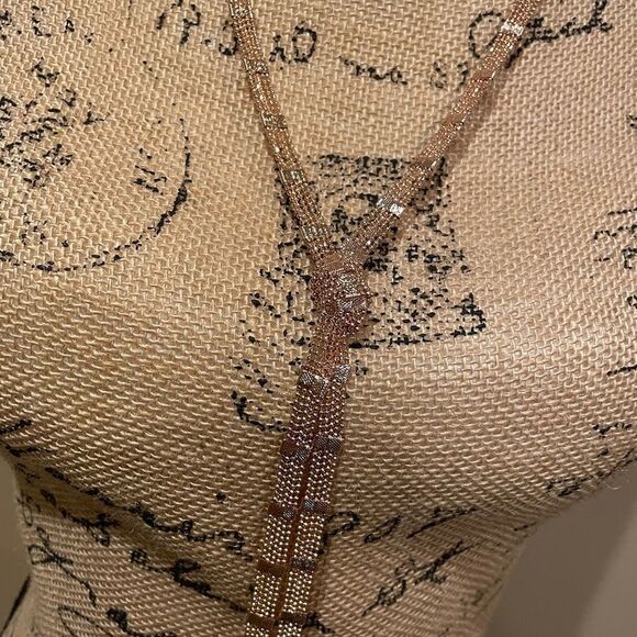 NWT Free People Rose Gold Smooth Finish Necklace - Picture 2 of 2
